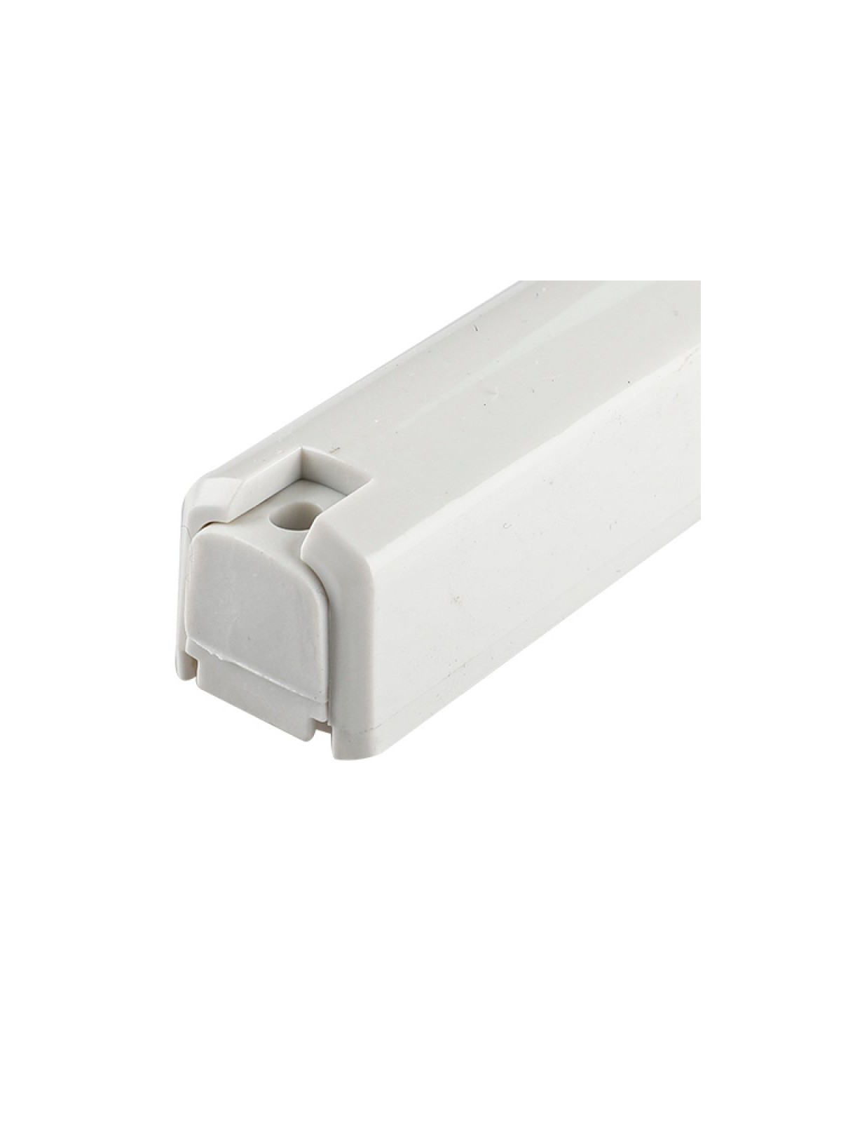 White Plastic Mezuzah Case with Shema Prayer Word... | Plastic Mezuzah