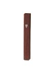Wood like Plastic Mezuzah Case Dark Brown %96 Opt... | Plastic Mezuzah