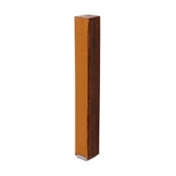 Wood like Plastic Mezuzah Case Dark Brown %96 Opt... | Plastic Mezuzah
