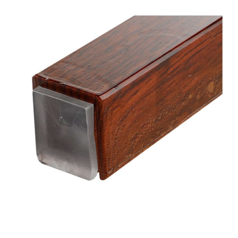 Wood like Plastic Mezuzah Case Dark Brown %96 Opt... | Plastic Mezuzah