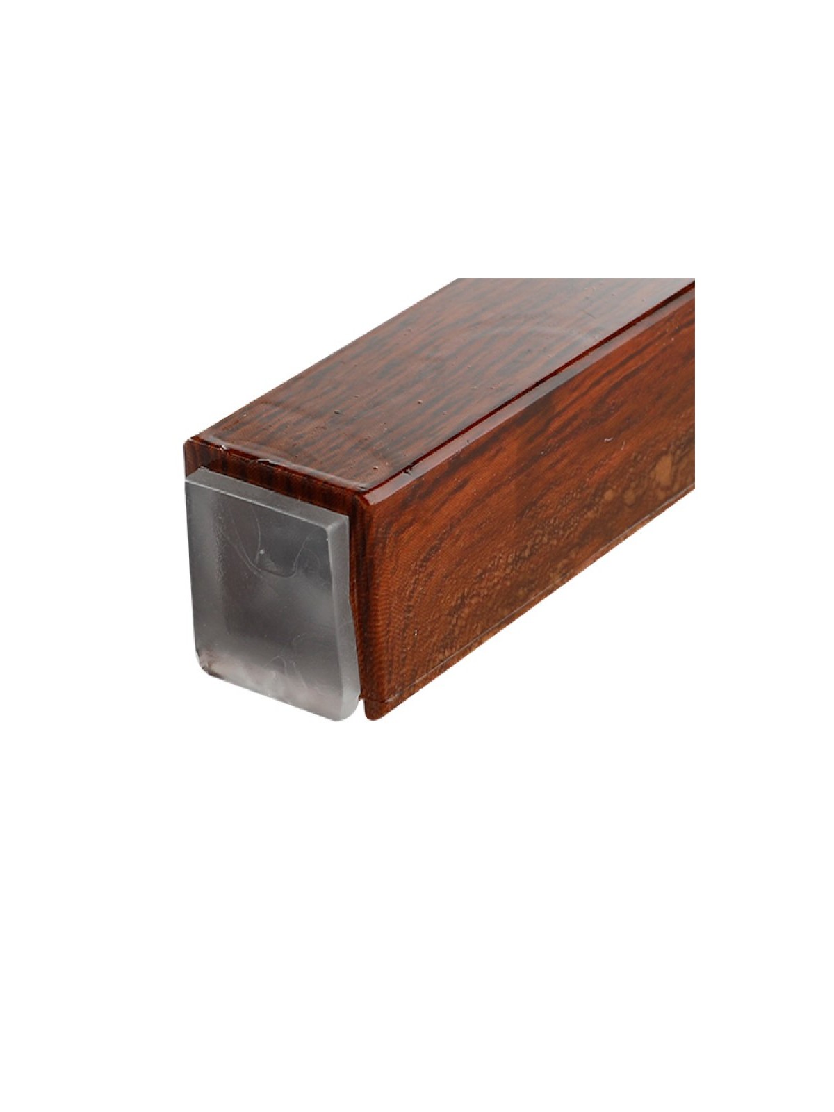 Wood like Plastic Mezuzah Case Dark Brown %96 Opt... | Plastic Mezuzah