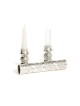 Silver Plated Two Piece Havdalah Wand Candle and Sp... | Havdalah Sets