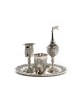 Silver Plated Four Piece Havdalah Set Grapes Design | Havdalah Sets