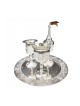 Four Piece Nickel Havdalah Set Filigree Design | Havdalah Sets