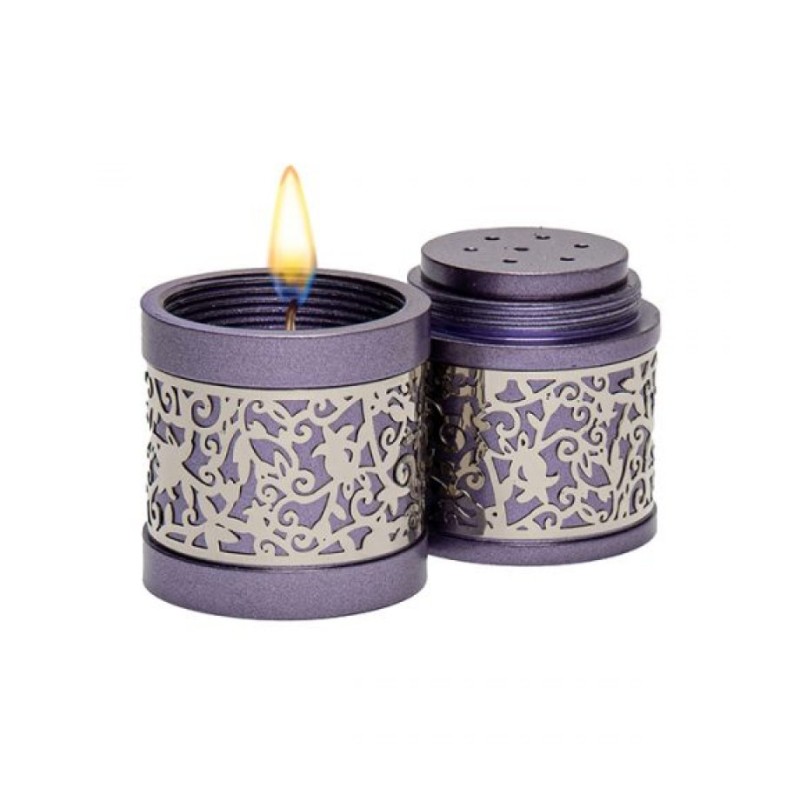Yair Emanuel Compact Havdalah Spice Box Candle Hold... | Havdalah Sets