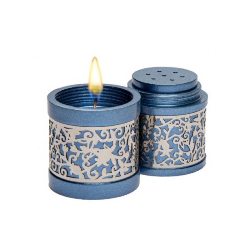 Yair Emanuel Compact Havdalah Spice Box Candle Hold... | Havdalah Sets
