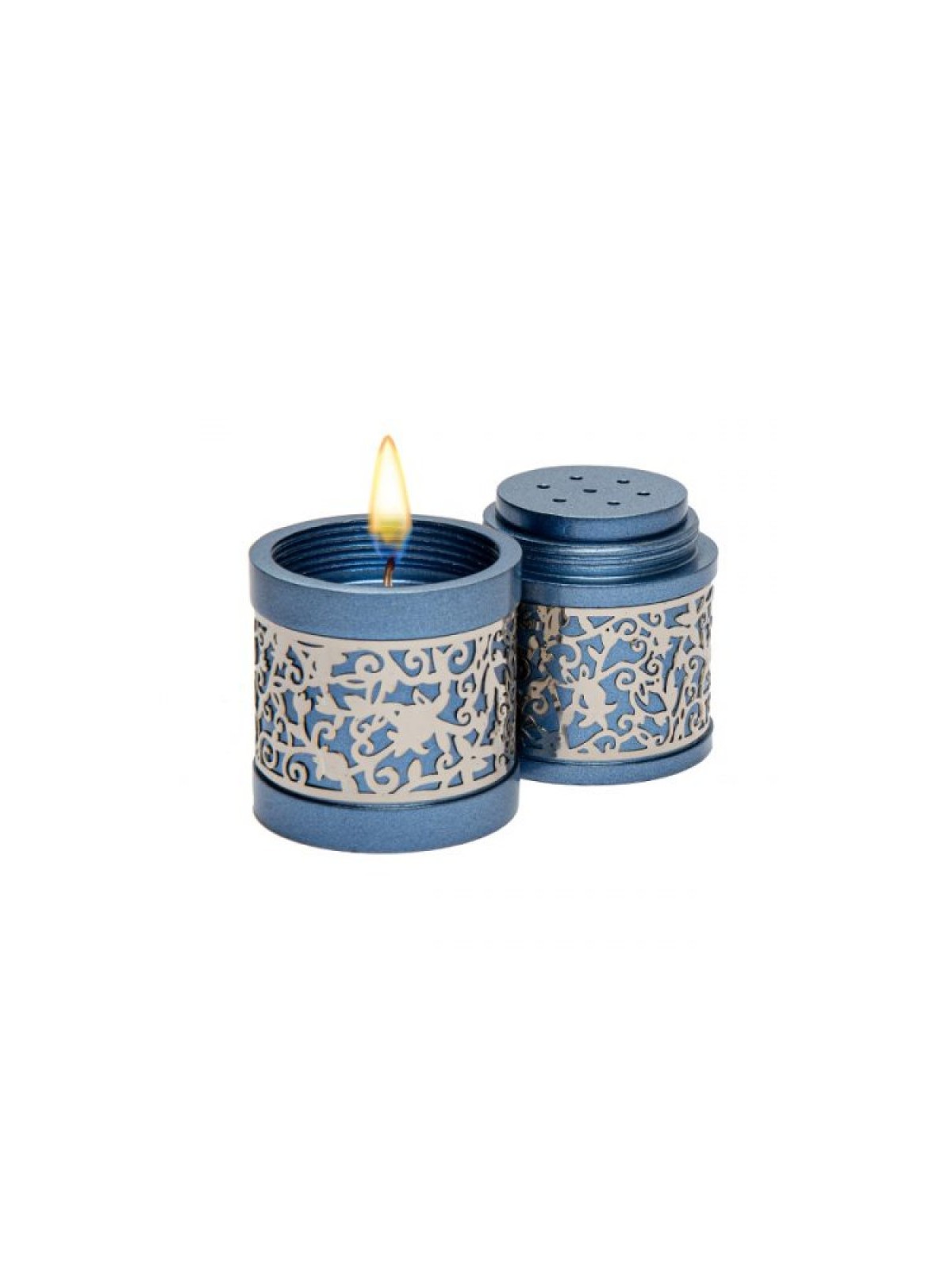 Yair Emanuel Compact Havdalah Spice Box Candle Hold... | Havdalah Sets