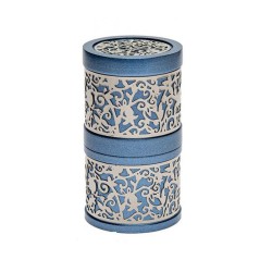 Yair Emanuel Compact Havdalah Spice Box Candle Hold... | Havdalah Sets