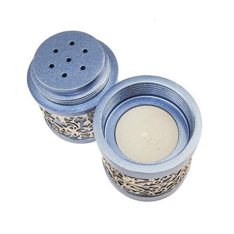 Yair Emanuel Compact Havdalah Spice Box Candle Hold... | Havdalah Sets