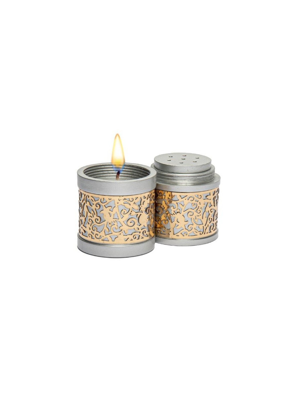 Yair Emanuel Compact Havdalah Candle and Spice Hold... | Havdalah Sets