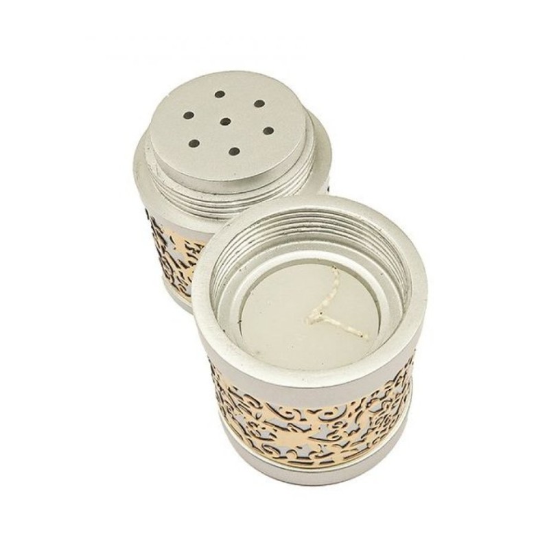 Yair Emanuel Compact Havdalah Candle and Spice Hold... | Havdalah Sets