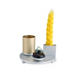 Dabbah Judaica 4 Piece Anodized Aluminum Havdalah S... | Havdalah Sets