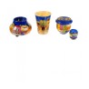 Yair Emanuel Hand Painted Compact Shabbat Candlesti... | Havdalah Sets