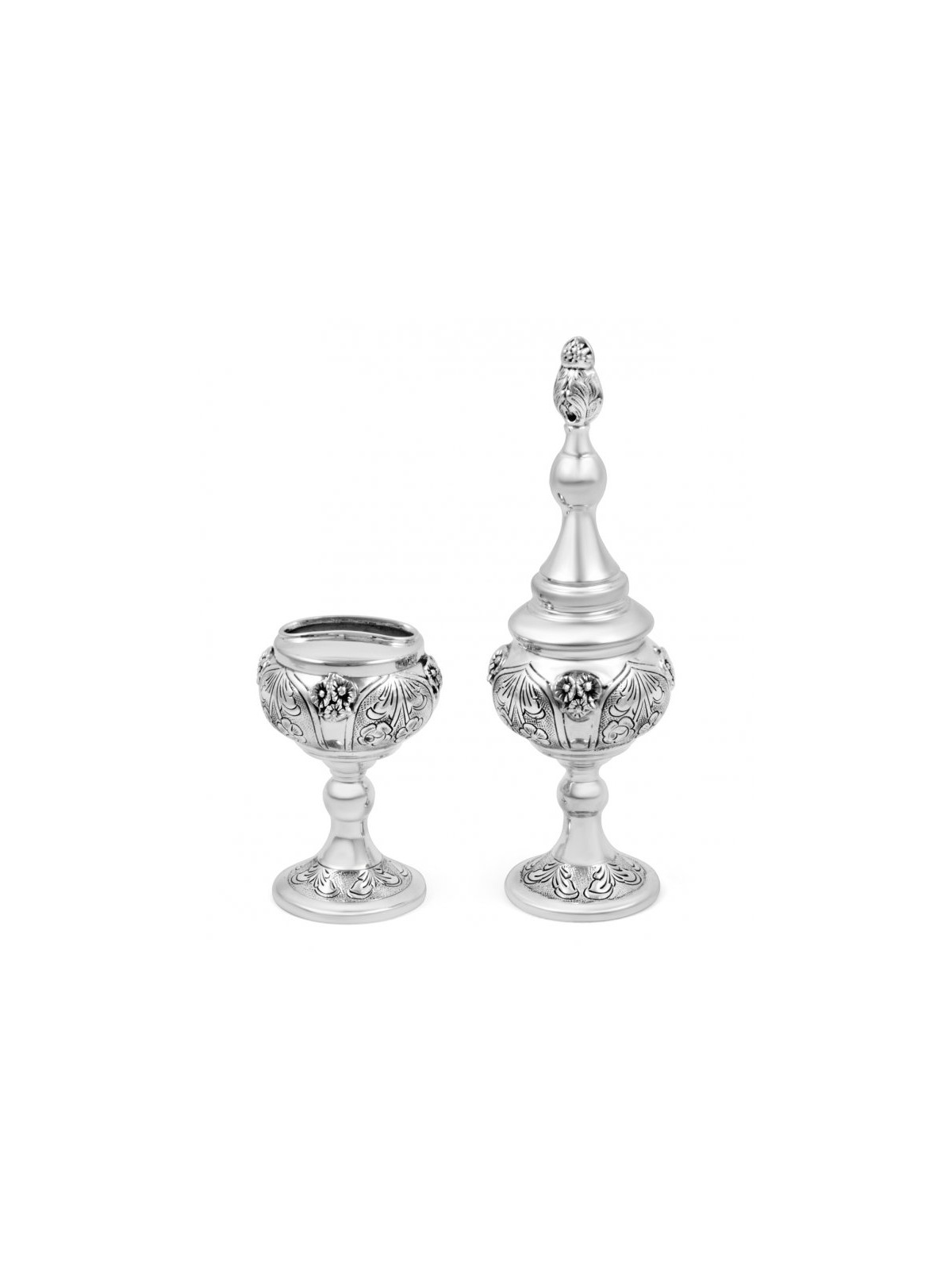Sterling Silver Havdalah Set Spice Box and Candle H... | Havdalah Sets