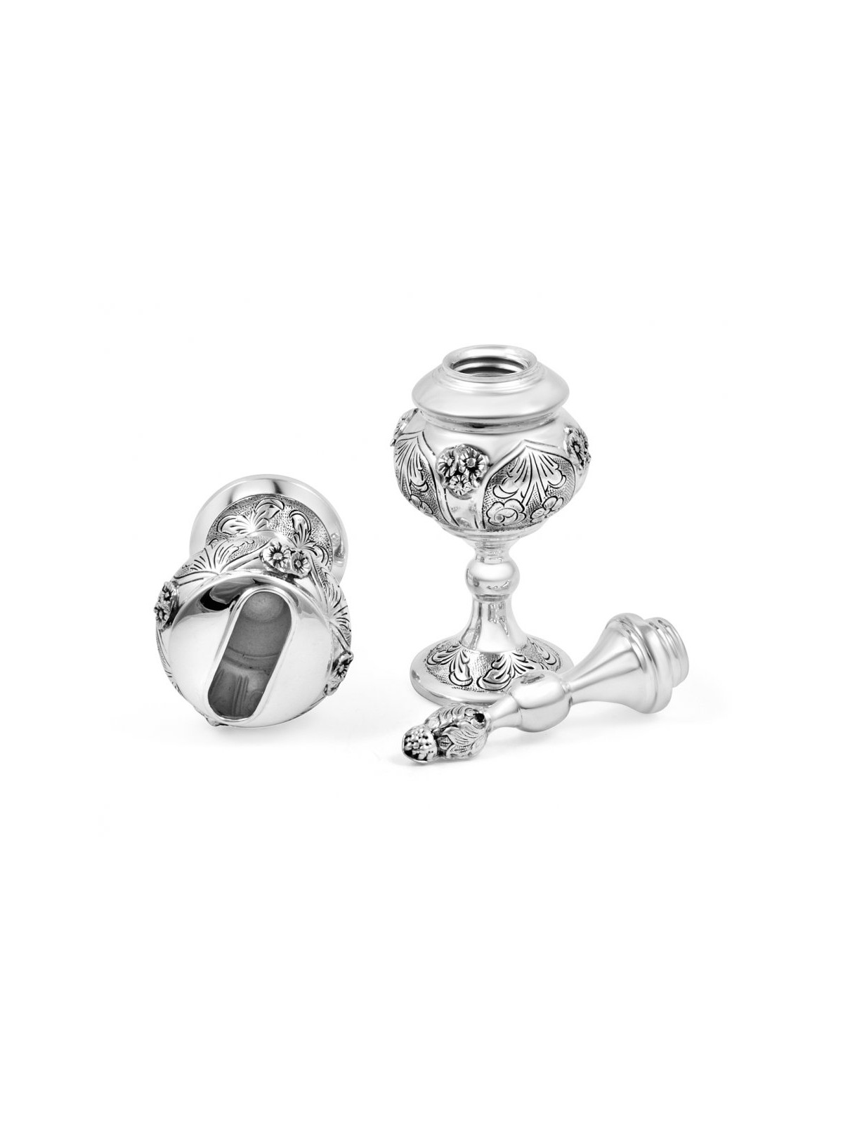 Sterling Silver Havdalah Set Spice Box and Candle H... | Havdalah Sets