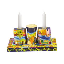 Yair Emanuel Shabbat Candles and Havdalah Set Hand ... | Havdalah Sets