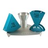 Shraga Landesman Turquoise and Silver 4 Piece Havda... | Havdalah Sets