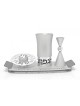Agayof Aluminum Havdalah Set Modern Design Silver | Havdalah Sets