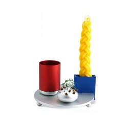 Dabbah Judaica 4 Piece Anodized Aluminum Havdalah S... | Havdalah Sets