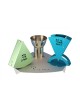 Shraga Landesman Green Blue Silver 4 Pce Havdalah S... | Havdalah Sets