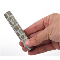 Jerusalem Stone Mezuzah Case with Western Wall Imag... | Stone Mezuzah