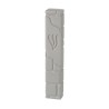 Off White Polyresin Mezuzah Case with Western Wall ... | Stone Mezuzah