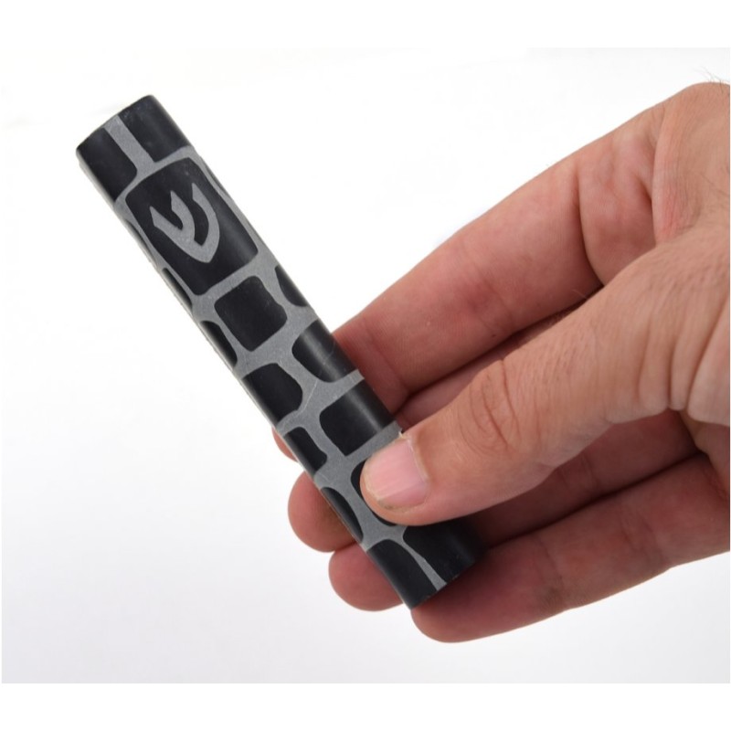 Jerusalem Stone Mezuzah Case with Western Wall Imag... | Stone Mezuzah