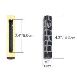 Jerusalem Stone Mezuzah Case with Western Wall Imag... | Stone Mezuzah