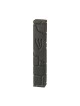 Black Polyresin Mezuzah Case Western Wall Brick Des... | Stone Mezuzah