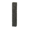Black Polyresin Mezuzah Case Western Wall Brick Des... | Stone Mezuzah