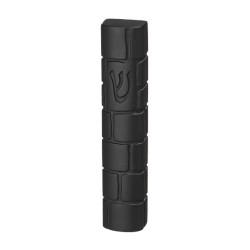 Elegant Black Polyresin Mezuzah Case Western Wall D... | Stone Mezuzah