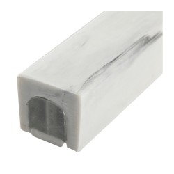 Gray Polyresin Marble Design Mezuzah Case Shema Pra... | Stone Mezuzah