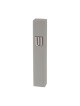 Gray Polyresin Mezuzah Case with Stone Effect Silve... | Stone Mezuzah