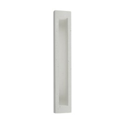 Rounded Dark Gray Polyresin Mezuzah Case %96 Gold Shin | Stone Mezuzah