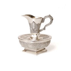 Silver Plated Mayim Achronim Two Piece Wash Cup an... | Mayim Achronim