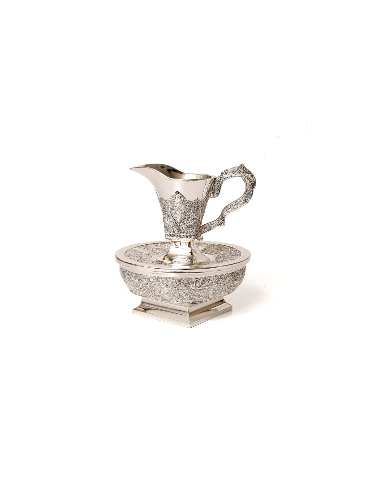 Silver Plated Mayim Achronim Two Piece Wash Cup an... | Mayim Achronim