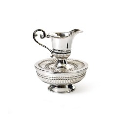 Classic Style Silver Plated Mayim Achronim Cup and... | Mayim Achronim