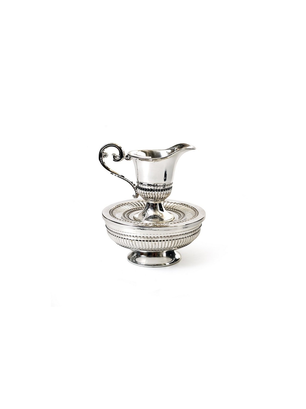 Classic Style Silver Plated Mayim Achronim Cup and... | Mayim Achronim
