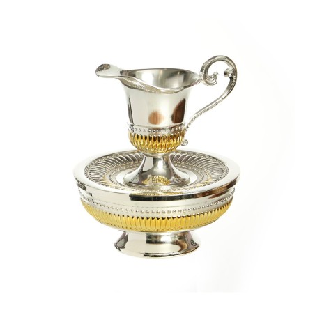 Gold and Silver Plated Mayim Achronim 3 Piece Jug ... | Mayim Achronim