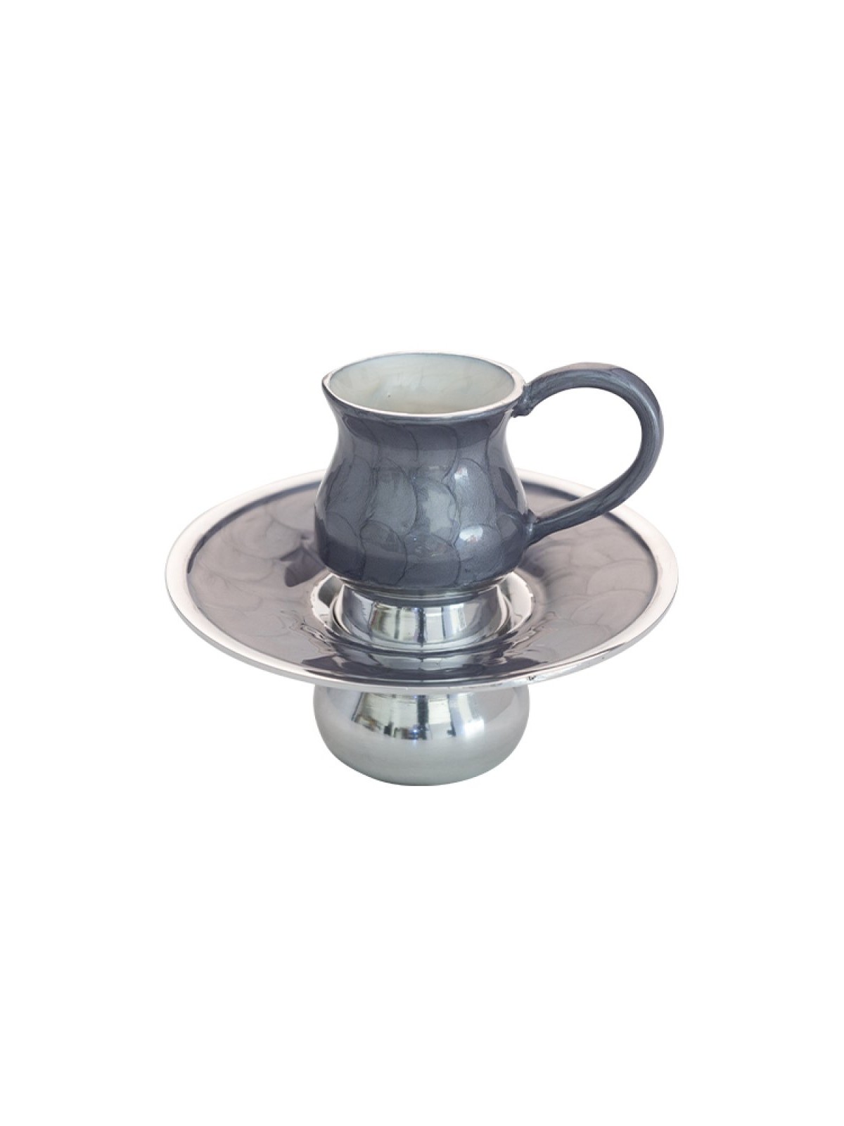 Two Piece Mayim Achronim Set Silver and Gray Aluminum | Mayim Achronim