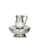 Silver Plated Mayim Achronim Jug and Bowl with Lid... | Mayim Achronim