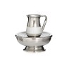 Silver Plated Mayim Achronim Jug and Bowl with Lid... | Mayim Achronim