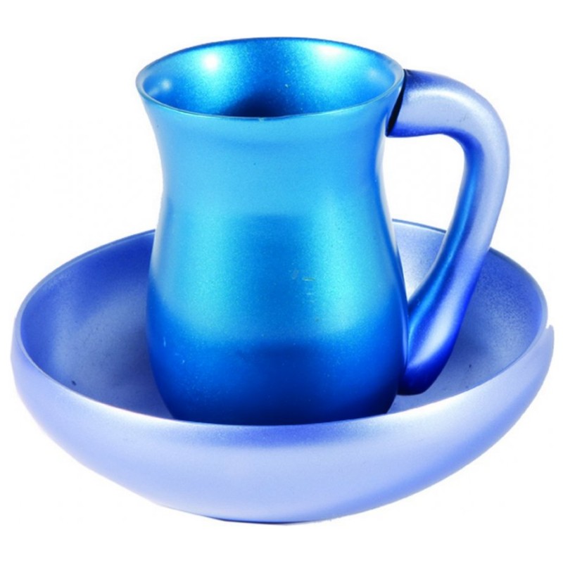 Yair Emanuel Two Piece Aluminum Mayim Achronim Set... | Mayim Achronim