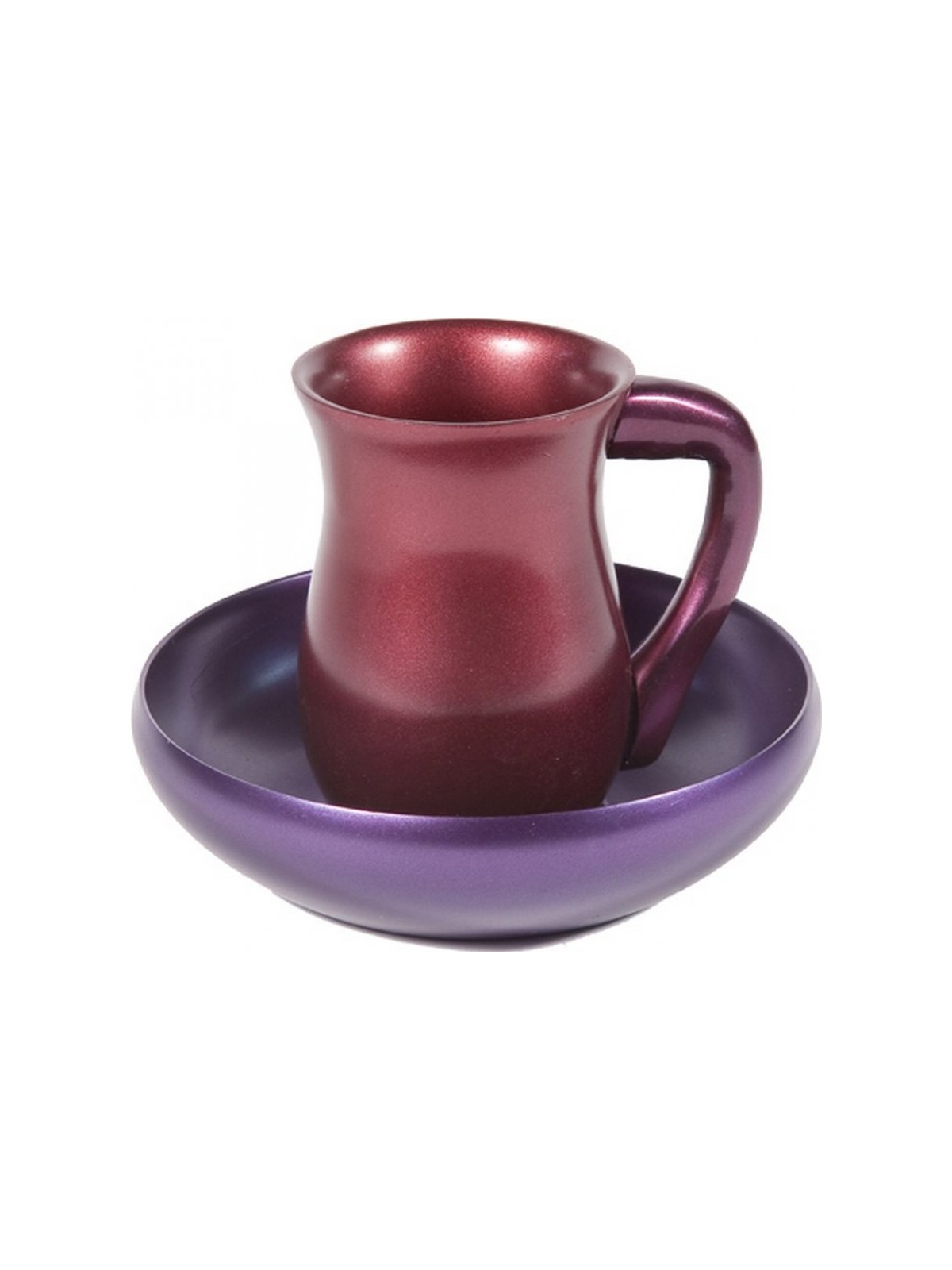 Yair Emanuel Two Piece Aluminum Mayim Achronim Set... | Mayim Achronim