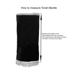 Velvet Torah Mantle for Torah Scroll Torah... | Torah Covers / Mantles