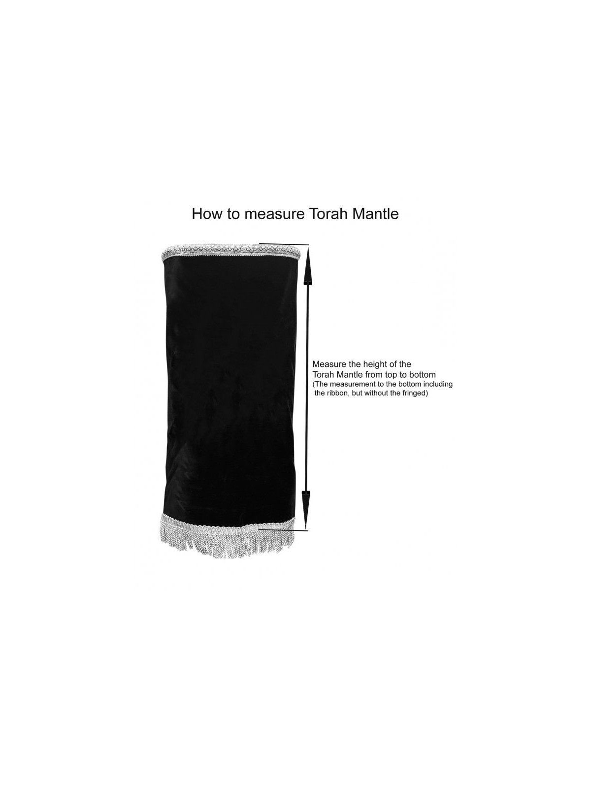 Velvet Torah Mantle for Torah Scroll Torah... | Torah Covers / Mantles