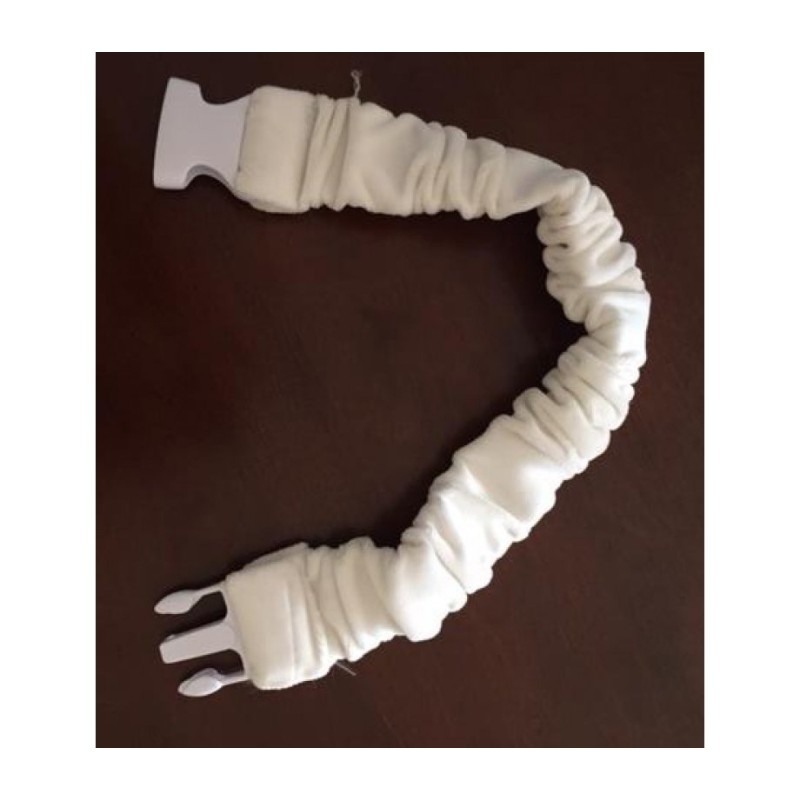 White Velvet Handmade Torah Belt | Torah Belts