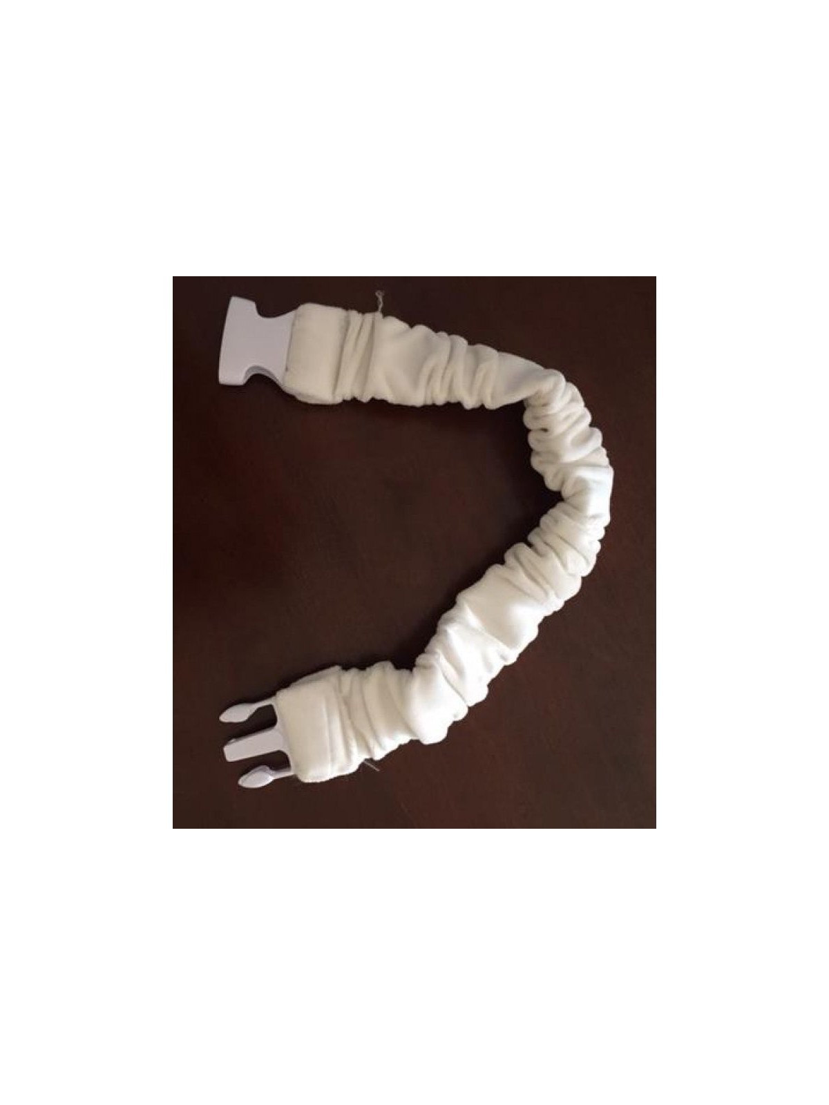 White Velvet Handmade Torah Belt | Torah Belts