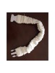 White Velvet Handmade Torah Belt | Torah Belts