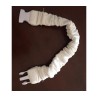 White Velvet Handmade Torah Belt | Torah Belts